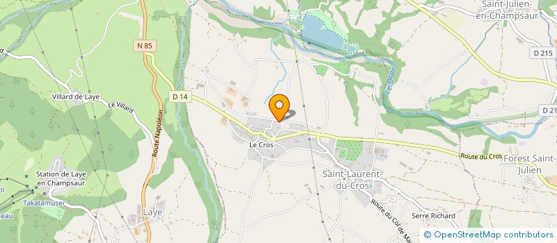 localisation de l'entreprise GARAGE ALLEMAND  SAINT-LAURENT-DU-CROS