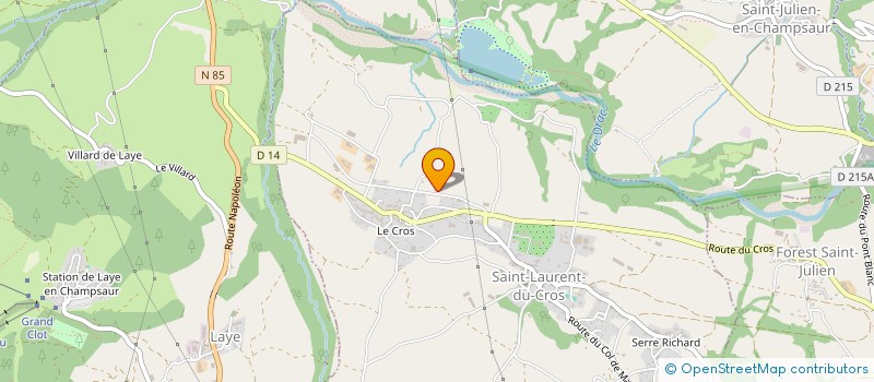 localisation de l'entreprise GARAGE ALLEMAND  SAINT-LAURENT-DU-CROS