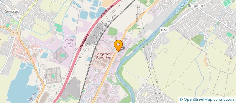 localisation de l'entreprise GARAGE ALLIERES  MURET