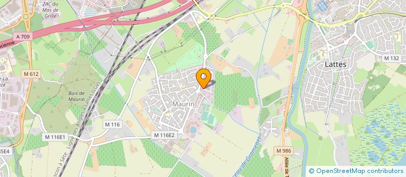 localisation de l'entreprise GARAGE ALPHONSE PEREZ à LATTES