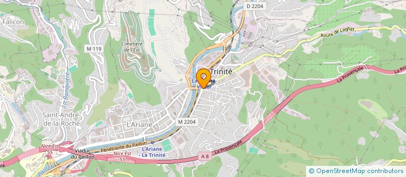 localisation de l'entreprise GARAGE ALQUIER FRERES à DRAP