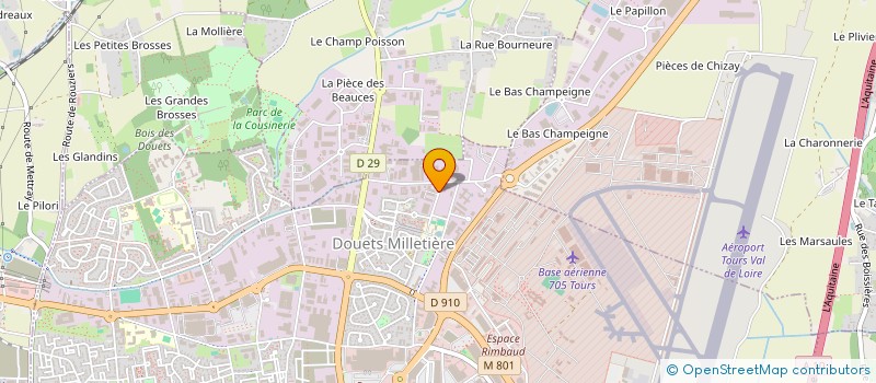 localisation de l'entreprise GARAGE ALTERNATOURS  TOURS