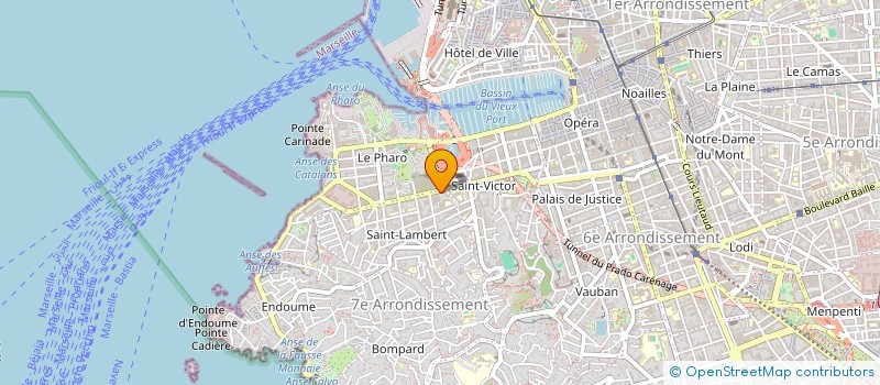 localisation de l'entreprise GARAGE AM  MARSEILLE