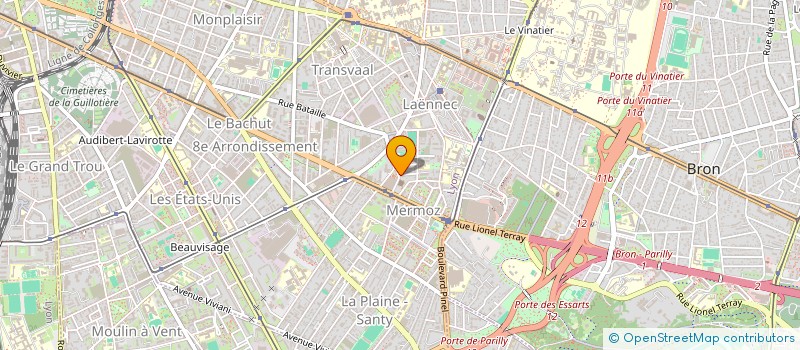 localisation de l'entreprise GARAGE AMBROISE PARE à LYON
