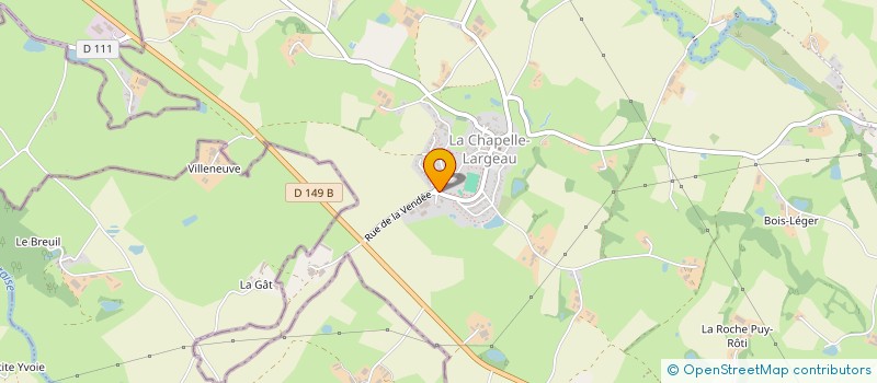 localisation de l'entreprise GARAGE AMIOT  MAULEON