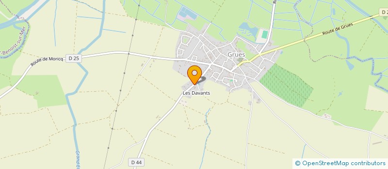 localisation de l'entreprise GARAGE ANDRE TROGER  GRUES