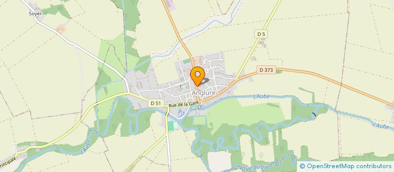 localisation de l'entreprise GARAGE ANGLURE CDPG à ANGLURE