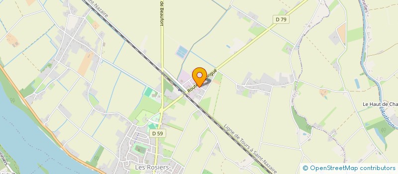 localisation de l'entreprise GARAGE ANTONY LUMINEAU à GENNES-VAL-DE-LOIRE