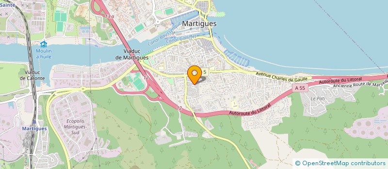 localisation de l'entreprise GARAGE ARAGON ET FILS à MARTIGUES