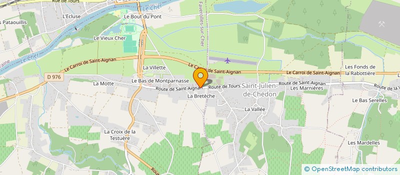 localisation de l'entreprise GARAGE ARNAUD CADON à FAVEROLLES-SUR-CHER
