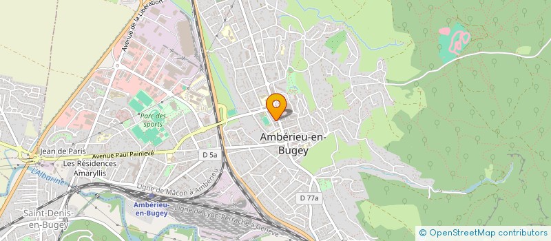 localisation de l'entreprise GARAGE ARPIN GONNET FRERES à AMBERIEU-EN-BUGEY