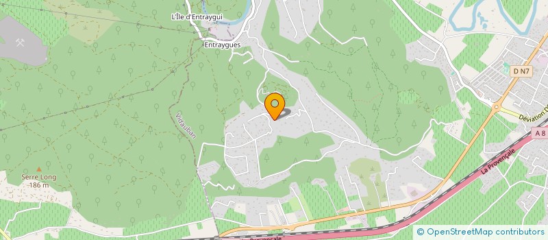 localisation de l'entreprise GARAGE ARS  VIDAUBAN