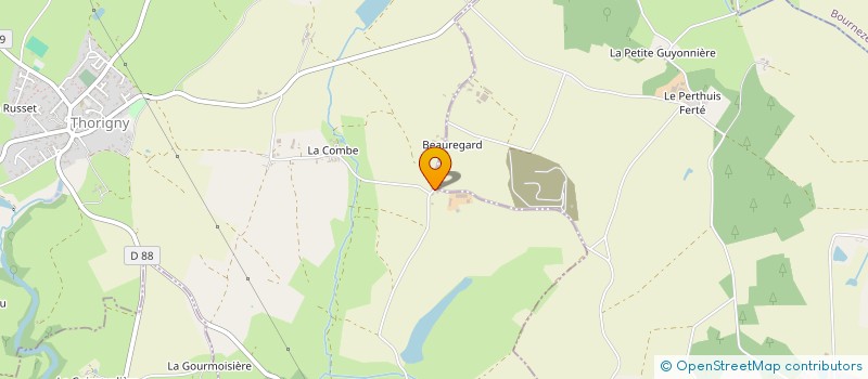 localisation de l'entreprise GARAGE ARTHUR AUTOMOBILES  THORIGNY