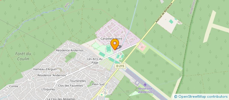 localisation de l'entreprise GARAGE ARTIS  ANDERNOS-LES-BAINS