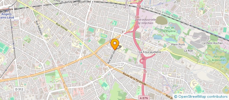 localisation de l'entreprise GARAGE ASP AUTO à ANGERS