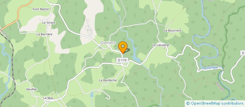 localisation de l'entreprise GARAGE ASSO 19  SAINT-YRIEIX-LE-DEJALAT