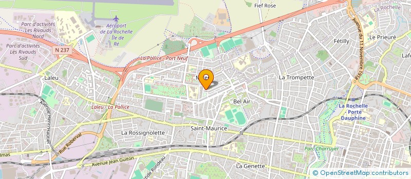 localisation de l'entreprise GARAGE ATELIER LA ROCHELLE  LA ROCHELLE