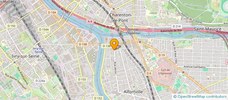 localisation de l'entreprise GARAGE ATLAS  ALFORTVILLE