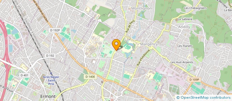 localisation de l'entreprise GARAGE AUBONY ET FILS à EAUBONNE