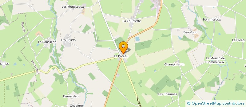 localisation de l'entreprise GARAGE AUJEAN à GENOUILLAC