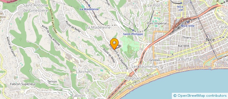localisation de l'entreprise GARAGE AUTO 06  NICE