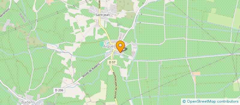 localisation de l'entreprise GARAGE AUTO 11  AIGUES-VIVES