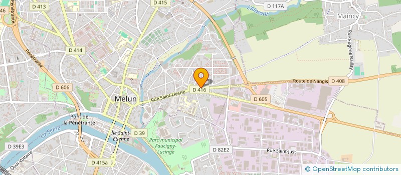localisation de l'entreprise GARAGE AUTO 77  MELUN