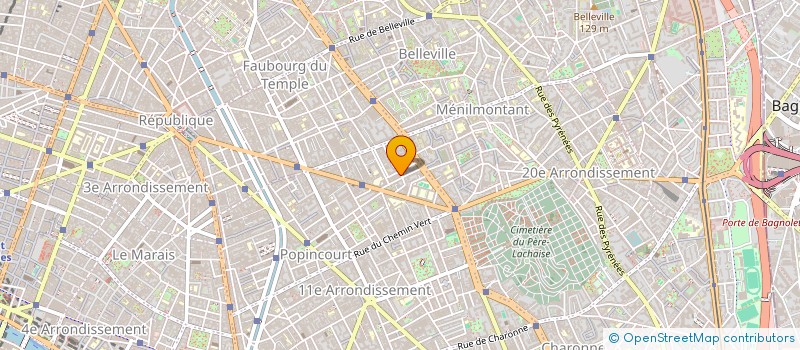 localisation de l'entreprise GARAGE AUTO BLUETS SERVICES  PARIS