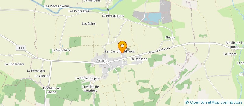 localisation de l'entreprise GARAGE AUTO CASSE EN LOIR à VILLEDIEU-LE-CHATEAU