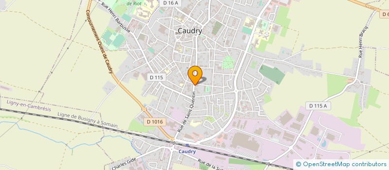 localisation de l'entreprise GARAGE AUTO DESFOSSEZ à CAUDRY