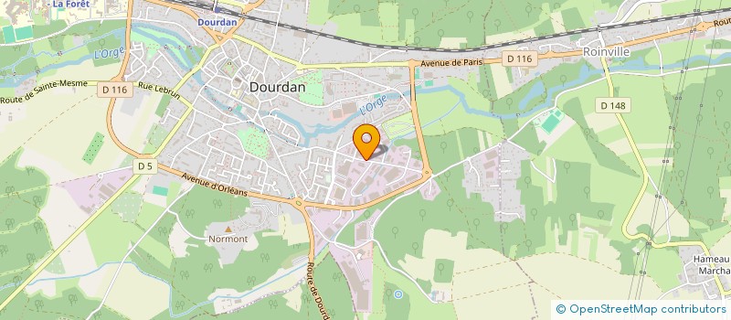 localisation de l'entreprise GARAGE AUTO DOURDAN à DOURDAN