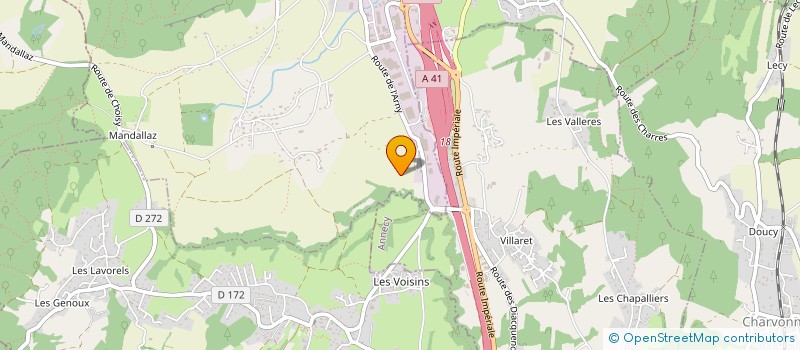 localisation de l'entreprise GARAGE AUTO GAB à ALLONZIER-LA-CAILLE