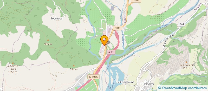 localisation de l'entreprise GARAGE AUTO GANDIERE  LA SAULCE