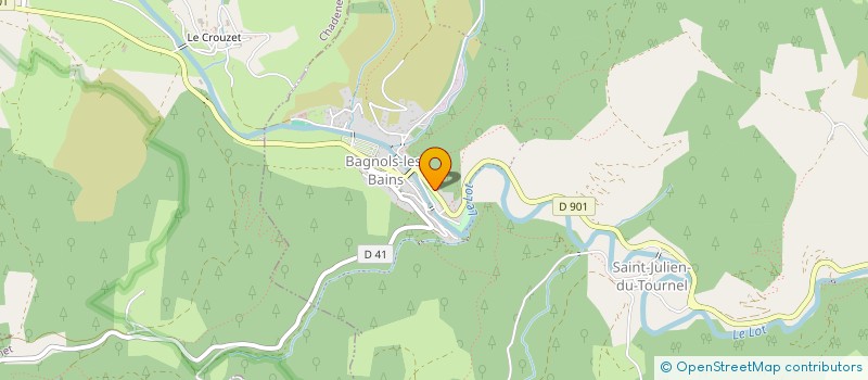 localisation de l'entreprise GARAGE AUTO JD STATION SERVICE  MONT LOZERE ET GOULET