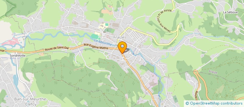 localisation de l'entreprise GARAGE AUTO LIBRE SERVICE  FRAIZE