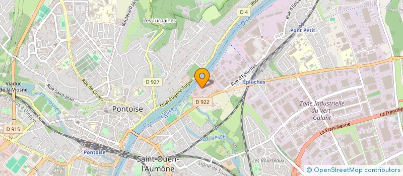 localisation de l'entreprise GARAGE AUTO MAUBUISSON à SAINT-OUEN-L'AUMONE