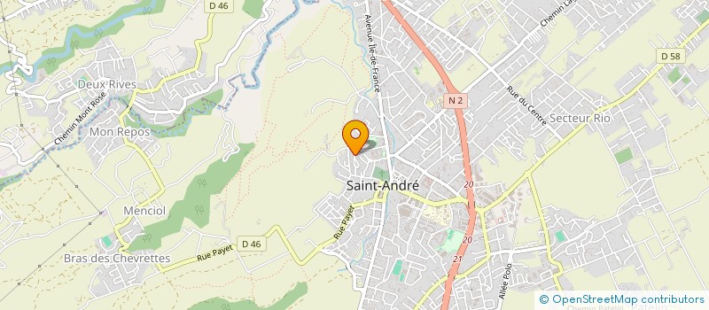 localisation de l'entreprise GARAGE AUTO MOBILE DE L'EST à SAINT-ANDRE