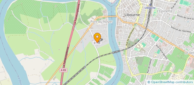 localisation de l'entreprise GARAGE AUTO NEGOCE  ARVEYRES