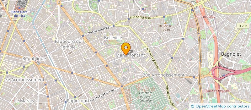 localisation de l'entreprise GARAGE AUTO PLAISIR à PARIS