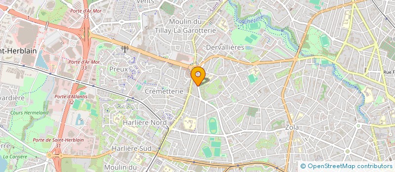 localisation de l'entreprise GARAGE AUTO SERVICE 44 à NANTES