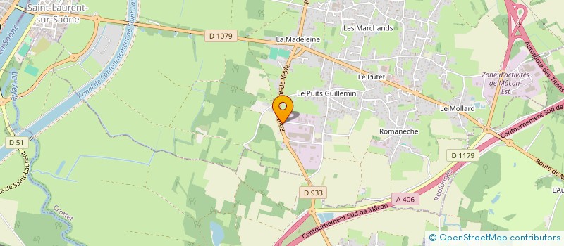 localisation de l'entreprise GARAGE AUTO SERVICES MULTIMARQUE à REPLONGES