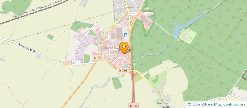 localisation de l'entreprise GARAGE AUTO TECHNIQUE à RAMBOUILLET