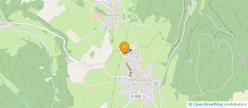 localisation de l'entreprise GARAGE AUTOCCASION  AMANCEY