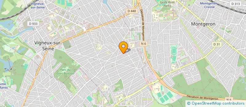 localisation de l'entreprise GARAGE AUTONOVA  VIGNEUX-SUR-SEINE