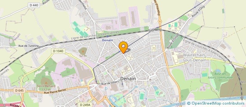 localisation de l'entreprise GARAGE AZ  DENAIN