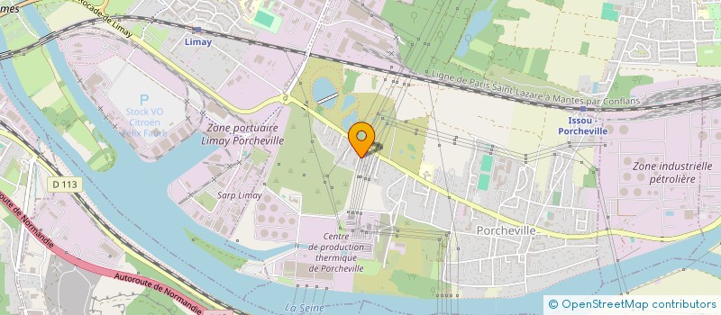 localisation de l'entreprise GARAGE BANNIER  PORCHEVILLE