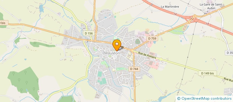 localisation de l'entreprise GARAGE BARANGER  LA PETITE-BOISSIERE