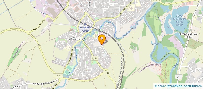 localisation de l'entreprise GARAGE BARD SARL à LE CENDRE