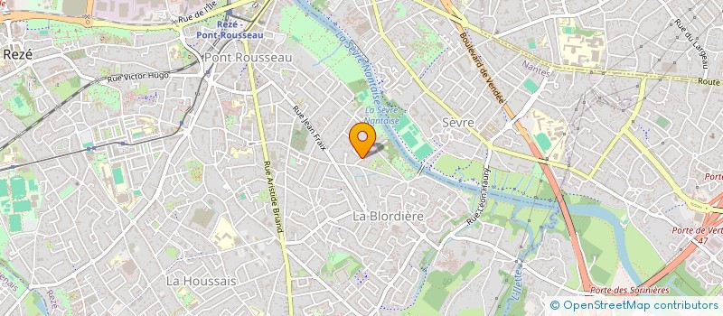 localisation de l'entreprise GARAGE BARTHELEMY à REZE