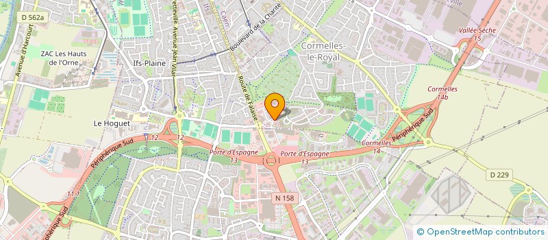 localisation de l'entreprise GARAGE BASNIER  CORMELLES-LE-ROYAL